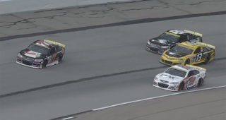 Reese’s Sweet Move of the Race: Carson Brown makes a sweet move for the lead at Iowa